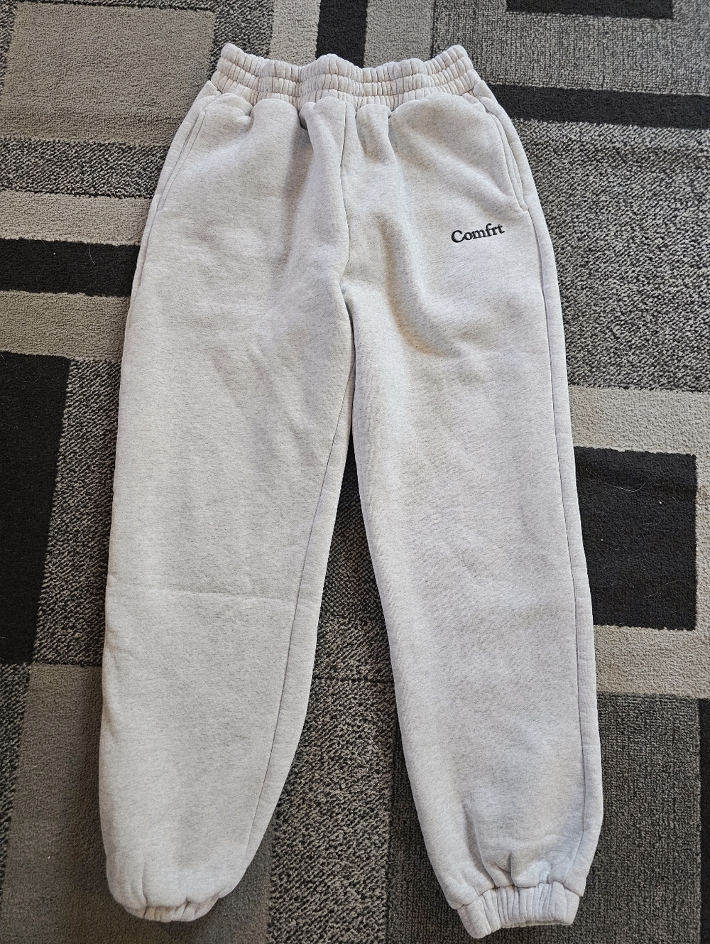 Adult Comfrt Light Gray Cozy Sweatpants